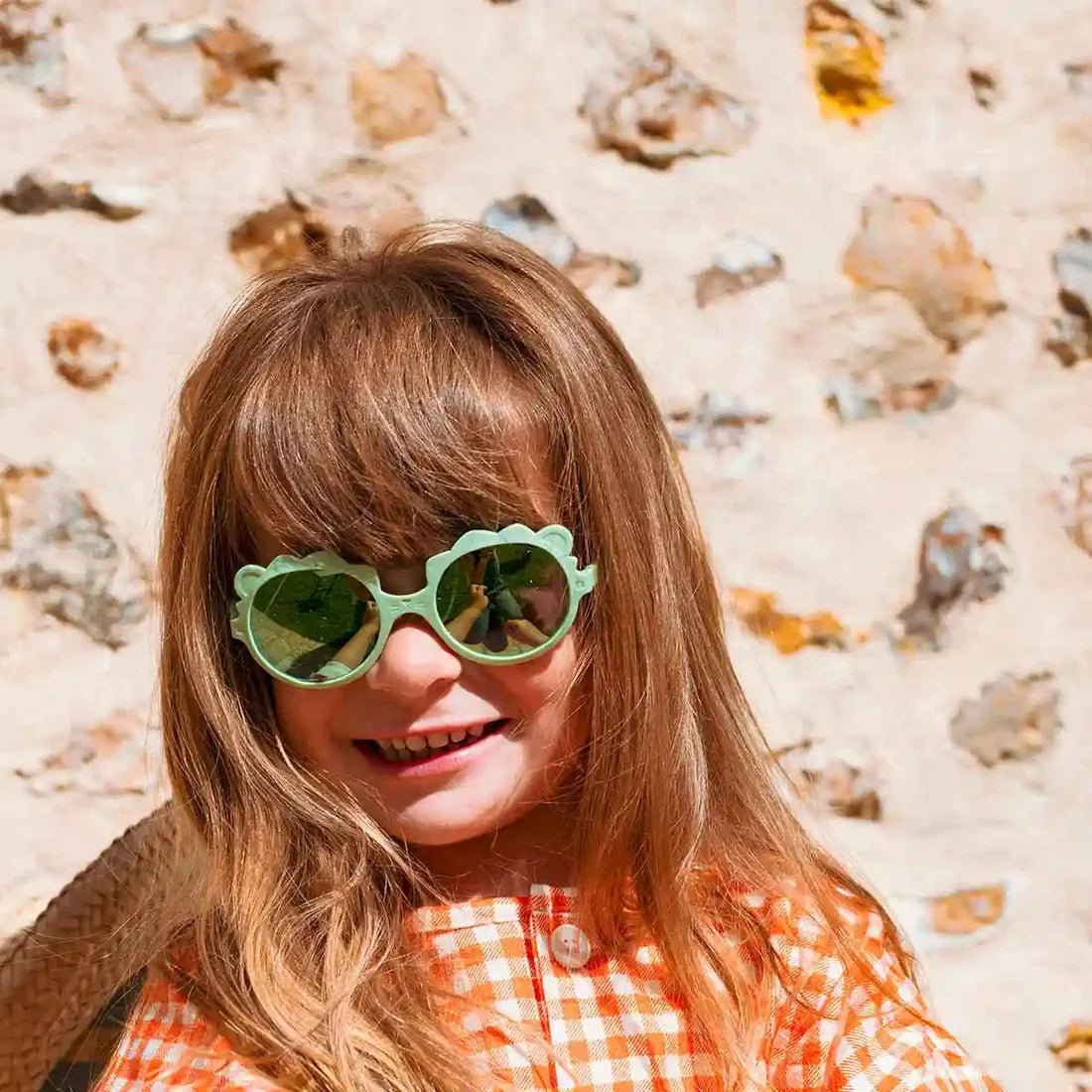 Lunettes de soleil bébé Ki ET LA Lion vert sauge – vue 7