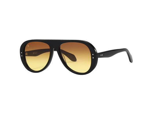 Lunettes de soleil Bali Eyewear Lorna, monture noire, verres marron – vue 2