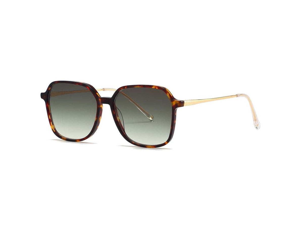 Lunettes de soleil Bali Jina écaille verres verts - GiuGiu Opticiens
