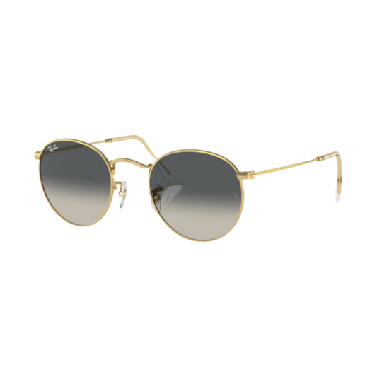Lunettes de soleil Ray-Ban RB3447 Round Metal or – vue 2