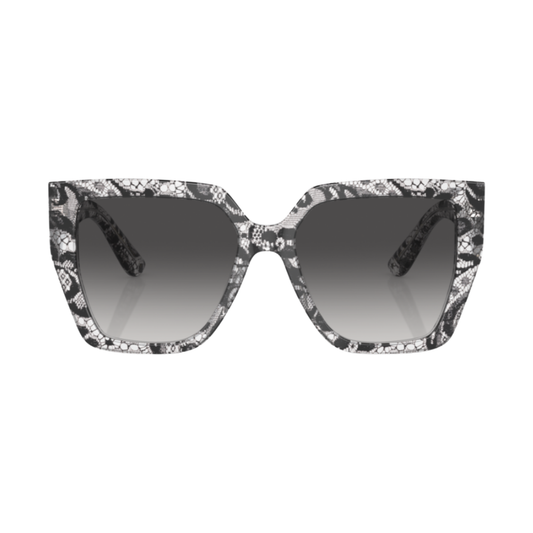 Lunettes de soleil Dolce&Gabbana DG4438 dentelle noire – vue 1
