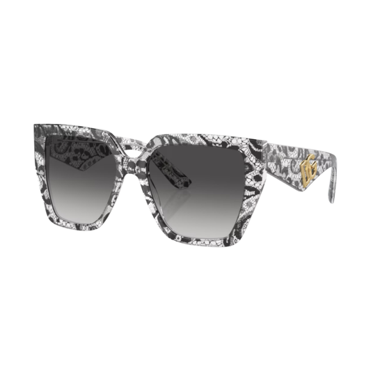 Lunettes de soleil Dolce&Gabbana DG4438 dentelle noire – vue 2