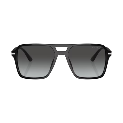Lunettes de soleil Prada PR20YS noir – vue 1