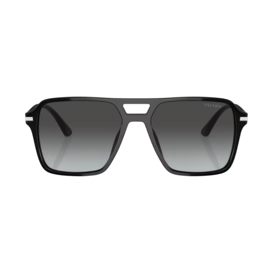 Lunettes de soleil Prada PR20YS noir – vue 1