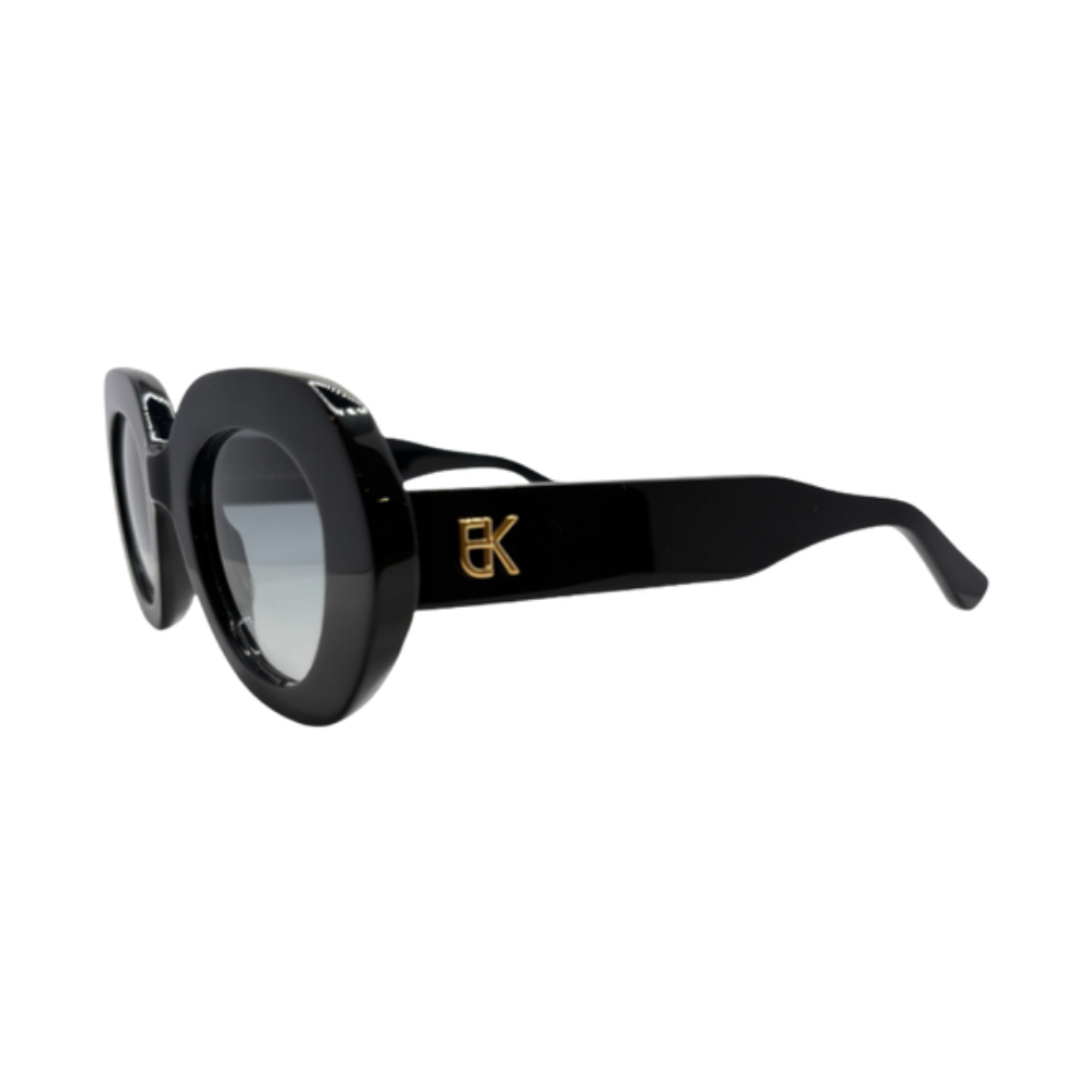 Lunettes de soleil Emmanuelle Khanh Angeli noir – vue 2