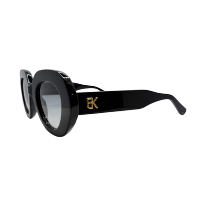 Lunettes de soleil Emmanuelle Khanh Angeli noir – vue 2