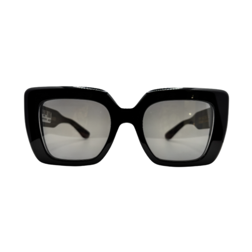 Lunettes de soleil Emmanuelle Khanh Foxy noir – vue 1