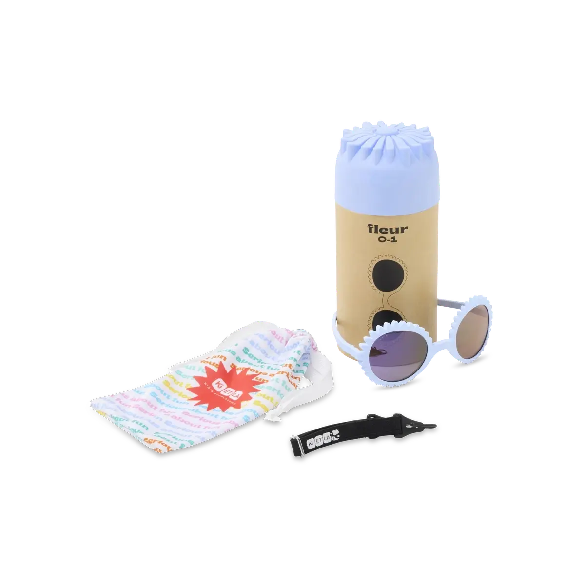 Lunettes de soleil bébé Ki ET LA Fleur iris – vue 6