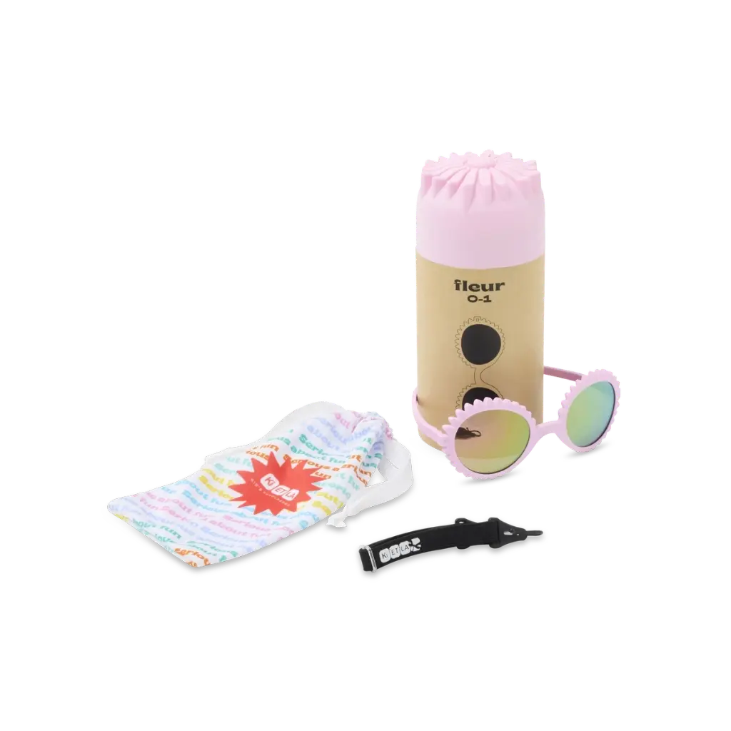 Lunettes de soleil bébé Ki ET LA Fleur verveine – vue 6