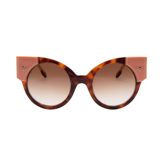 Lunettes de soleil Paname Kelly écaille et corail – vue 1