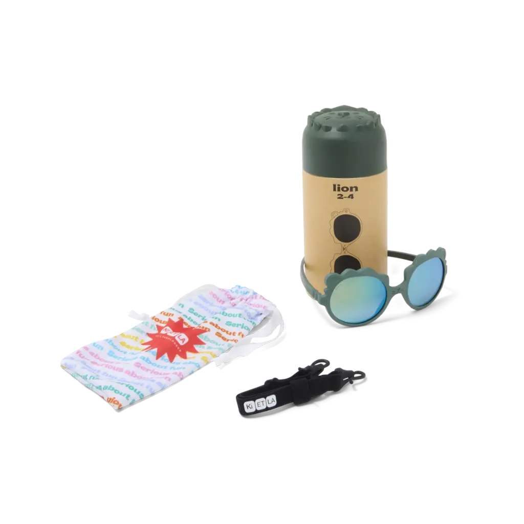Lunettes de soleil bébé Ki ET LA Lion vert – vue 6