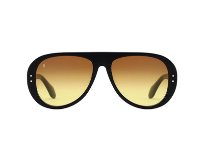 Lunettes de soleil Bali Eyewear Lorna, monture noire, verres marron