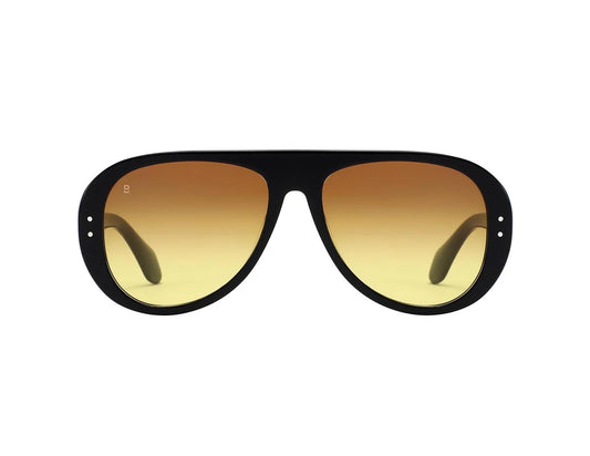 Lunettes de soleil Bali Eyewear Lorna, monture noire, verres marron