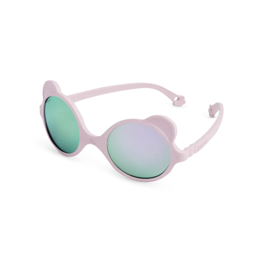 Lunettes de soleil bébé Ki ET LA Ourson rose pâle – vue 2