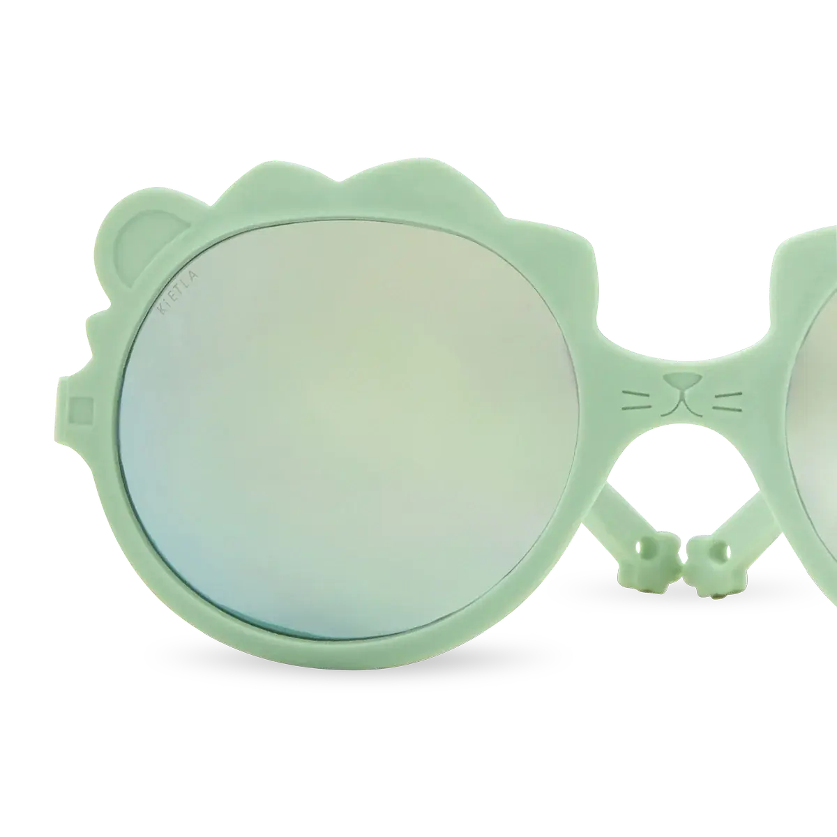 Lunettes de soleil bébé Ki ET LA Lion vert sauge – vue 5