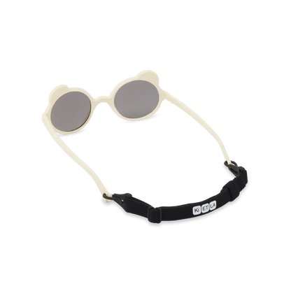 Lunettes de soleil bébé Ki ET LA Ourson crème – vue 3