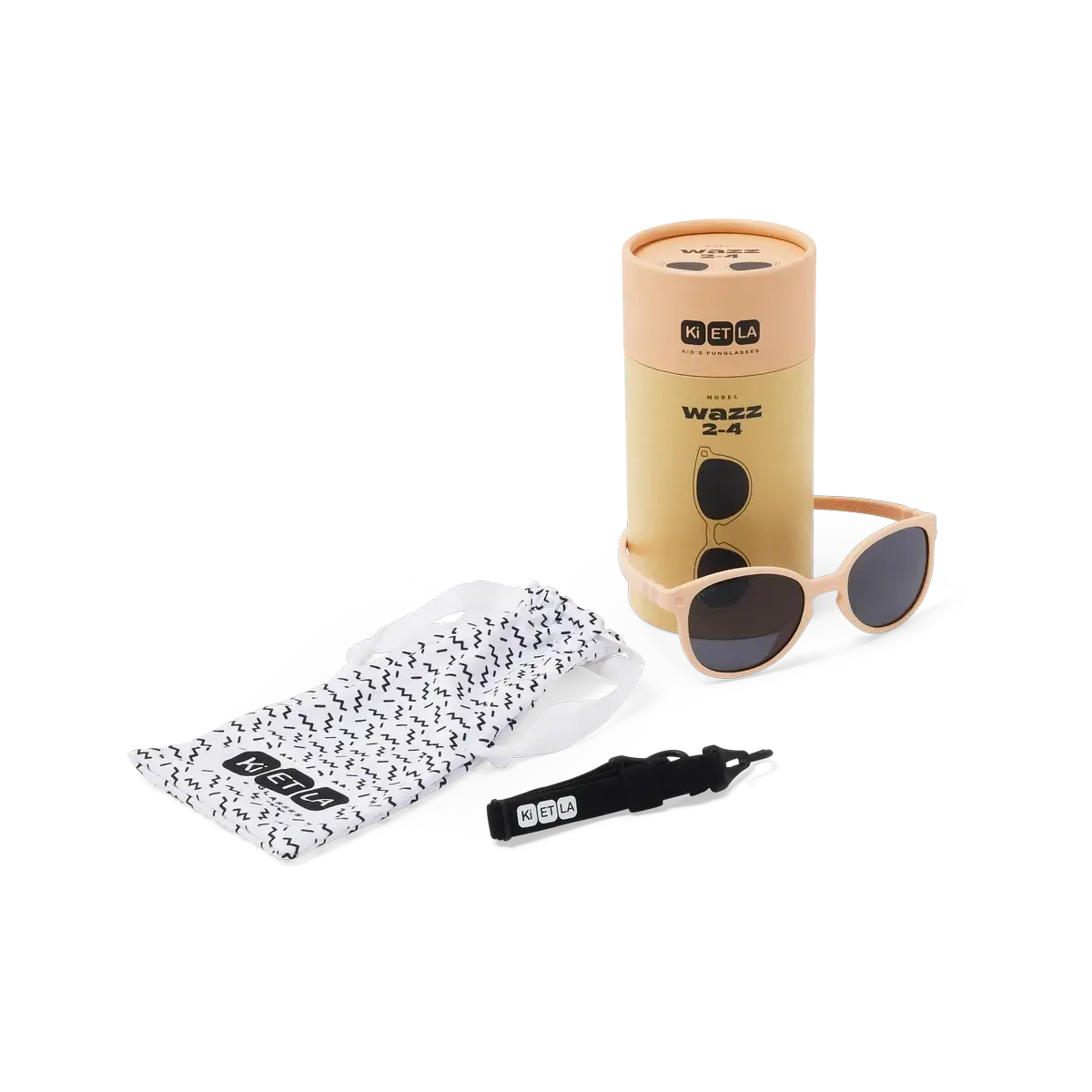 Lunettes de soleil bébé Ki ET LA Wazz abricot – vue 6