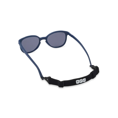 Lunettes de soleil bébé Ki ET LA Wazz bleu denim – vue 5