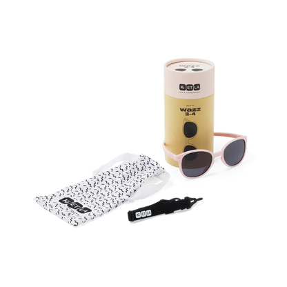 Lunettes de soleil bébé Ki ET LA Wazz rose pâle – vue 5