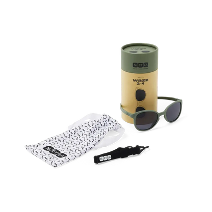 Lunettes de soleil bébé Ki ET LA Wazz kaki – vue 6