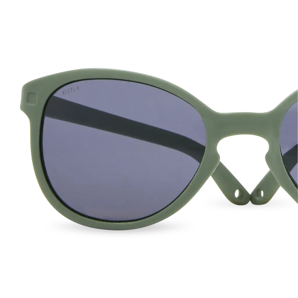 Lunettes de soleil bébé Ki ET LA Wazz kaki – vue 4