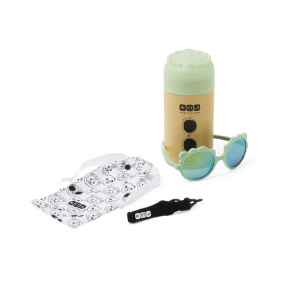 Lunettes de soleil bébé Ki ET LA Lion vert sauge – vue 6