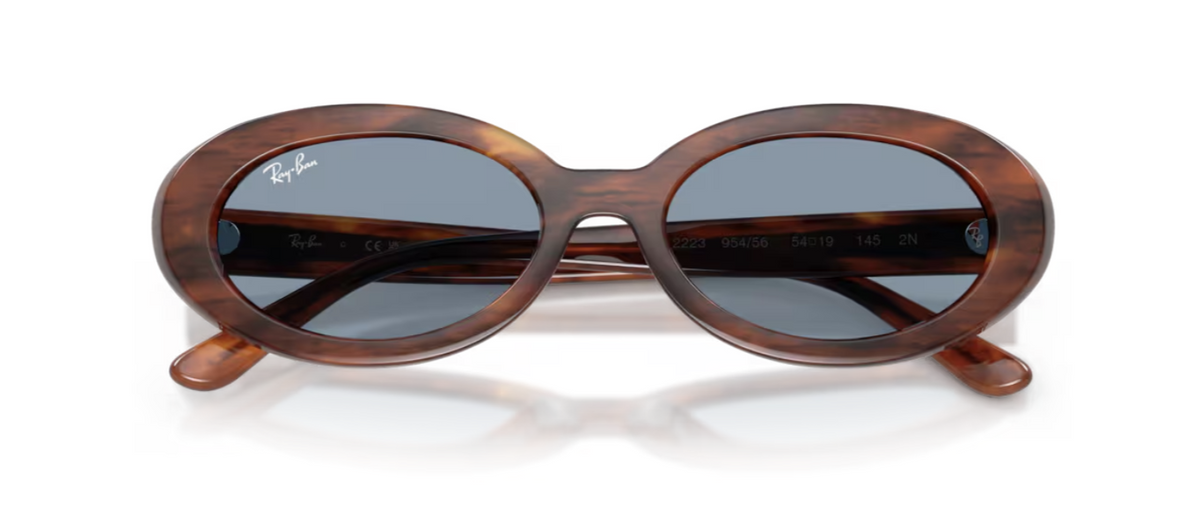 Lunettes de soleil Ray-Ban RB2223 havane – vue 3