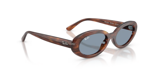 Lunettes de soleil Ray-Ban RB2223 havane – vue 2