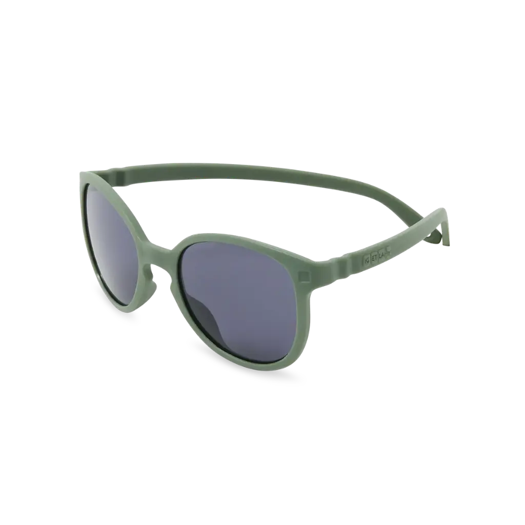 Lunettes de soleil bébé Ki ET LA Wazz kaki – vue 2