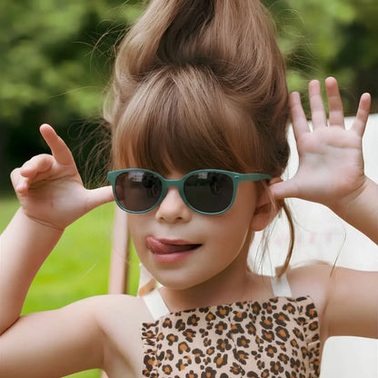 Lunettes de soleil bébé Ki ET LA Wazz vert paon – vue 4
