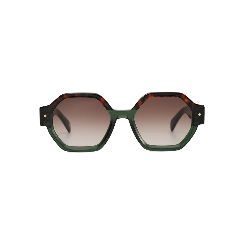 Lunettes de soleil AndyBrook Georgia vert/écaille – vue 1