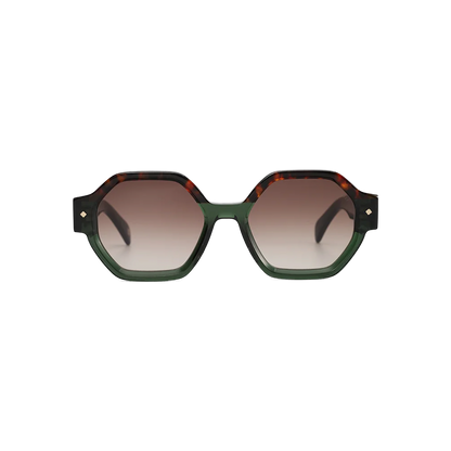 Lunettes de soleil AndyBrook Georgia vert/écaille – vue 1