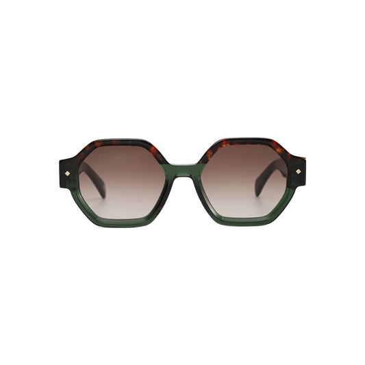 Lunettes de soleil AndyBrook Georgia vert/écaille – vue 1