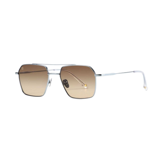 Bali Slide argent vue de trois-quarts