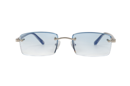 Lunettes de soleil AndyBrook Easton argent – vue 1