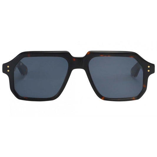 Lunettes de soleil Bali Eyewear Falcon, monture écaille, verres bleus