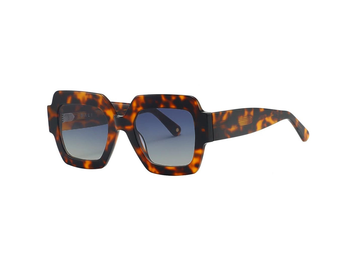 Lunettes de soleil Bali Jill écaille verres bleus - GiuGiu Opticiens