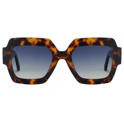 Lunettes de soleil Bali Eyewear Jill, monture écaille, verres bleus