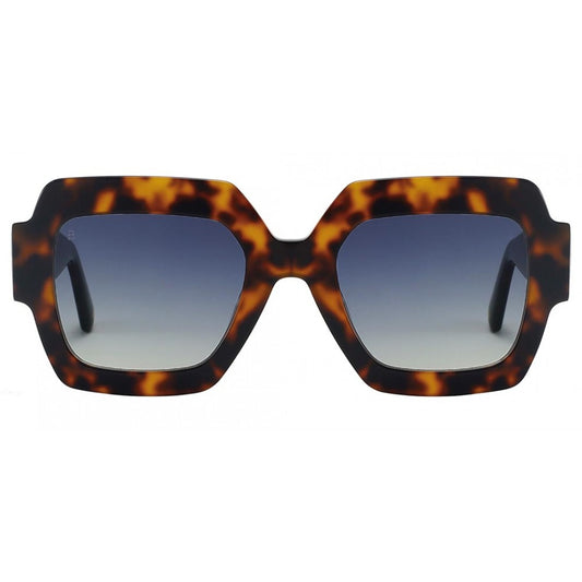 Lunettes de soleil Bali Eyewear Jill, monture écaille, verres bleus