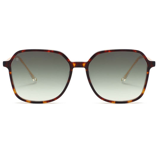 Lunettes de soleil Bali Eyewear Jina, monture écaille, verres verts