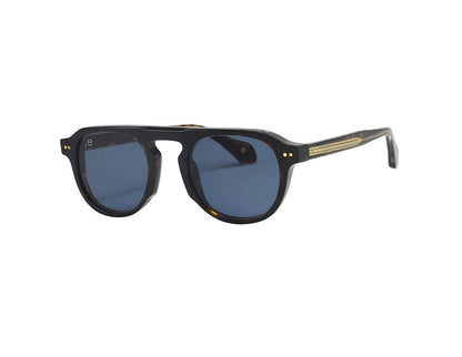 Lunettes de soleil Bali Kingston écaille verres bleus - GiuGiu Opticiens