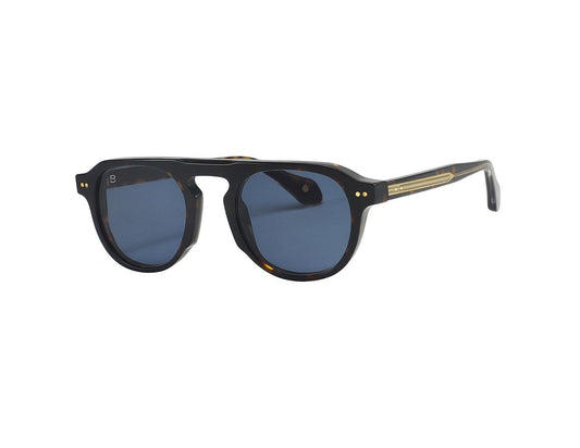 Lunettes de soleil Bali Kingston écaille verres bleus - GiuGiu Opticiens