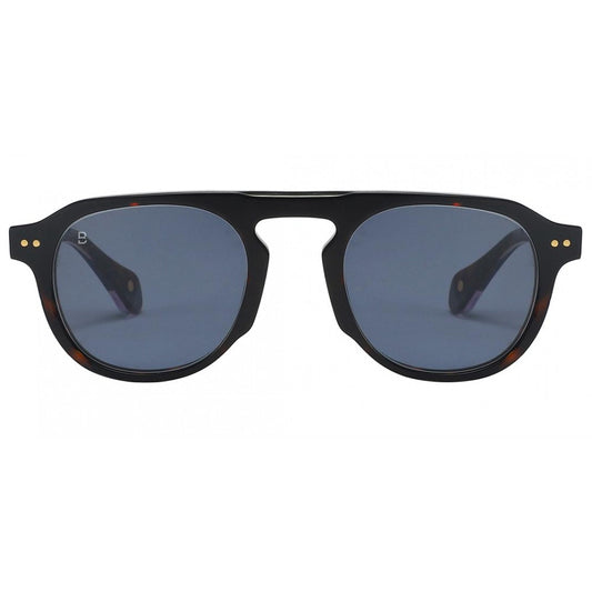 Lunettes de soleil Bali Eyewear Kingston, monture écaille, verres bleus