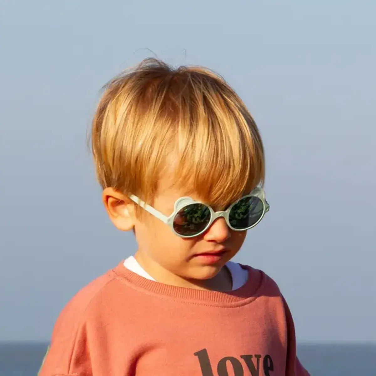 Lunettes de soleil bébé Ki ET LA Ourson vert amande – vue 4