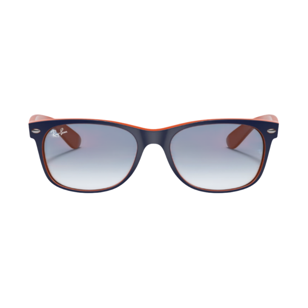 Lunettes de soleil Ray-Ban RB2132 Wayfarer bleu – vue 1
