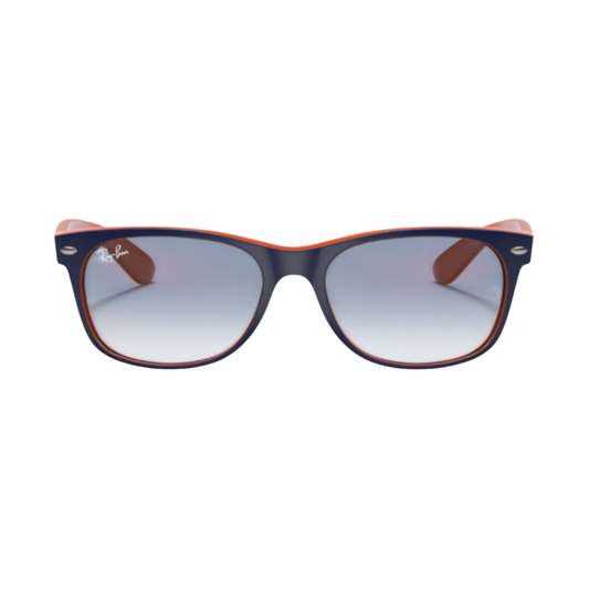 Lunettes de soleil Ray-Ban RB2132 Wayfarer bleu – vue 1