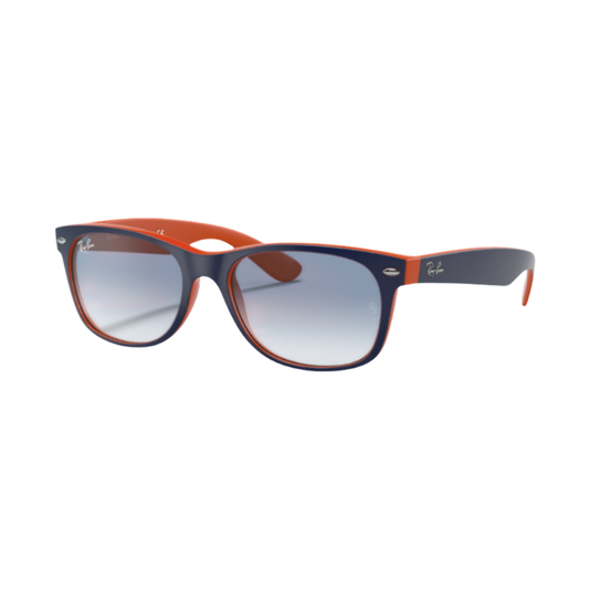 Lunettes de soleil Ray-Ban RB2132 Wayfarer bleu – vue 2