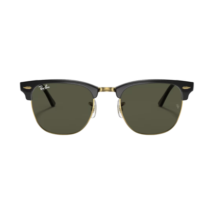Lunettes de soleil Ray-Ban RB3016 Clubmaster noir – vue 1