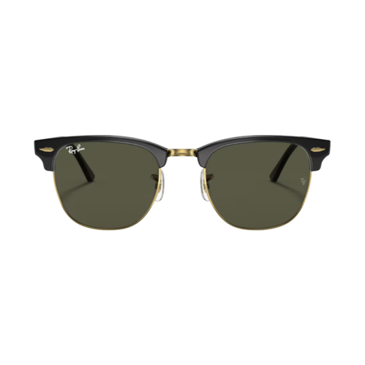 Lunettes de soleil Ray-Ban RB3016 Clubmaster noir – vue 1