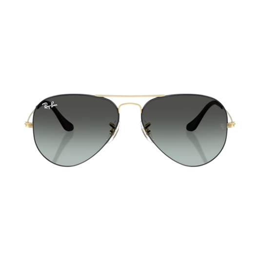 Lunettes de soleil Ray-Ban RB3025 Aviator noir – vue 1